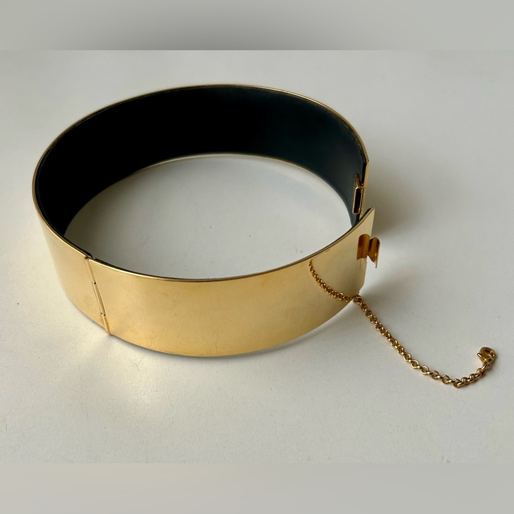 Phoebe Philo era “Old Celine” Gold Choker Necklace - rare vintage runway piece